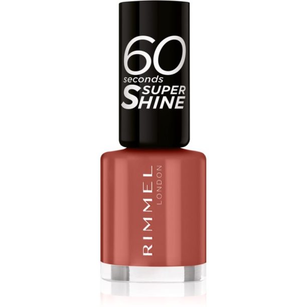 Rimmel 60 Seconds Super Shine лак за нокти цвят 707 Tan-A-Cotta 8 мл. на ниска цена