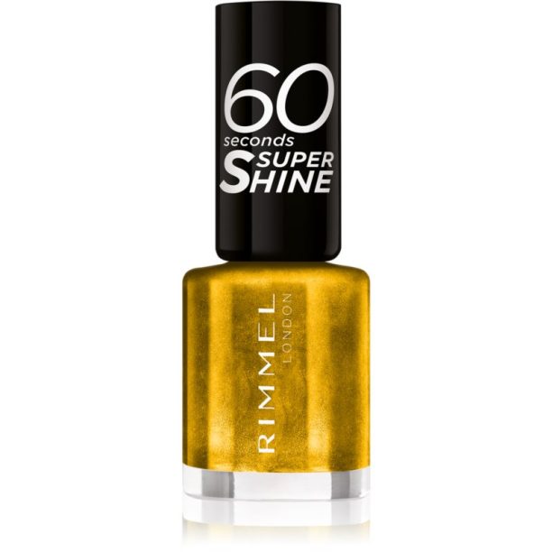 Rimmel 60 Seconds Super Shine лак за нокти цвят 831 Oh My Gold! 8 мл.