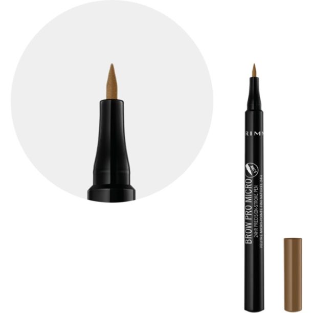 Rimmel Brow Pro Micro маркер за вежди цвят 001 Blonde 1 мл. купи на топ цена