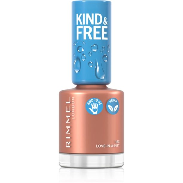 Rimmel Kind & Free лак за нокти цвят 163 Love-In-A-Mist 8 мл. на ниска цена