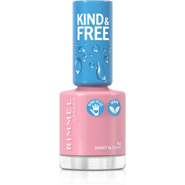 Rimmel Kind & Free лак за нокти цвят 164 Sweet Blossom 8 мл. на ниска цена