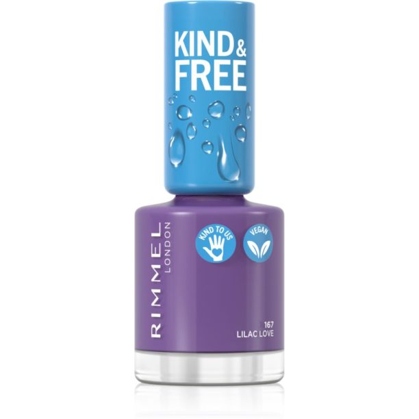 Rimmel Kind & Free лак за нокти цвят 167 Lilac Love 8 мл. на ниска цена