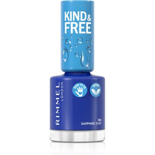 Rimmel Kind & Free лак за нокти цвят 169 Sapphire Soar 8 мл. на ниска цена