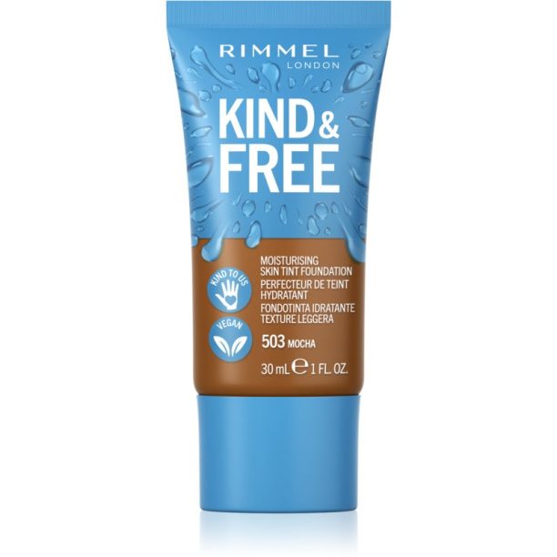 Rimmel Kind & Free лек хидратиращ фон дьо тен цвят 503 Mocha 30 мл. на ниска цена