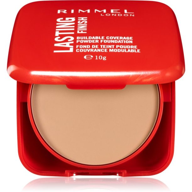 Rimmel Lasting Finish Buildable Coverage нежна компактна пудра цвят 002 Pearl 7 гр. на ниска цена