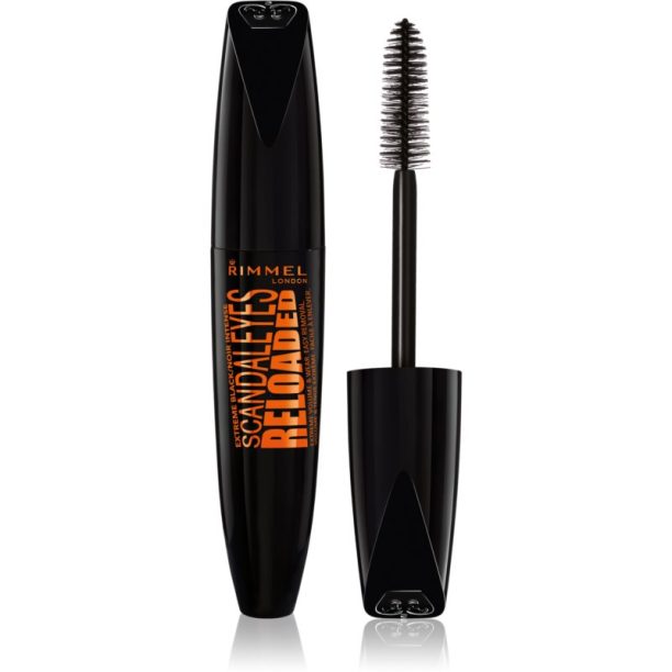 Rimmel ScandalEyes Reloaded спирала за екстра обем цвят 003 Extreme Black 12 мл.