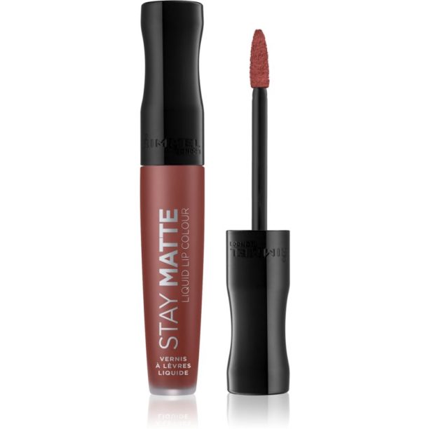 Rimmel Stay Matte матиращо течно червило цвят 723 Troublemaker 5.5 мл. на ниска цена