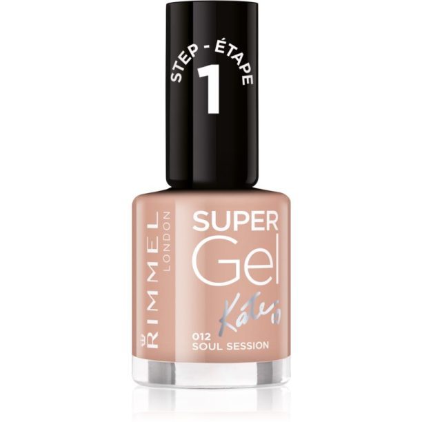 Rimmel Super Gel By Kate гел лак за нокти без използване на UV/LED лампа цвят 012 Soul Session 12 мл. на ниска цена