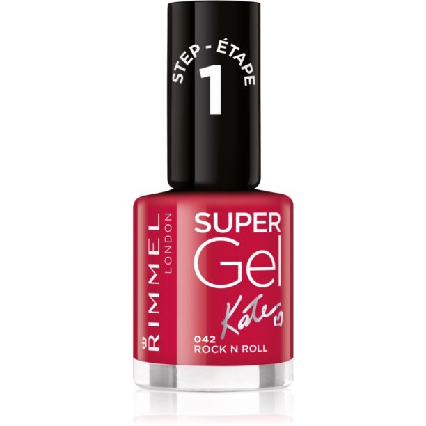 Rimmel Super Gel By Kate гел лак за нокти без използване на UV/LED лампа цвят 042 Rock n Roll 12 мл. на ниска цена