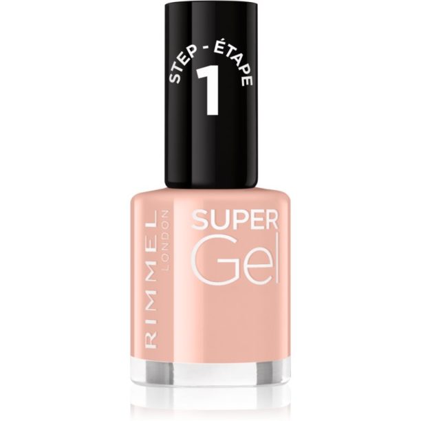 Rimmel Super Gel гел лак за нокти без използване на UV/LED лампа цвят 008 Girl Group Blush 12 мл. на ниска цена