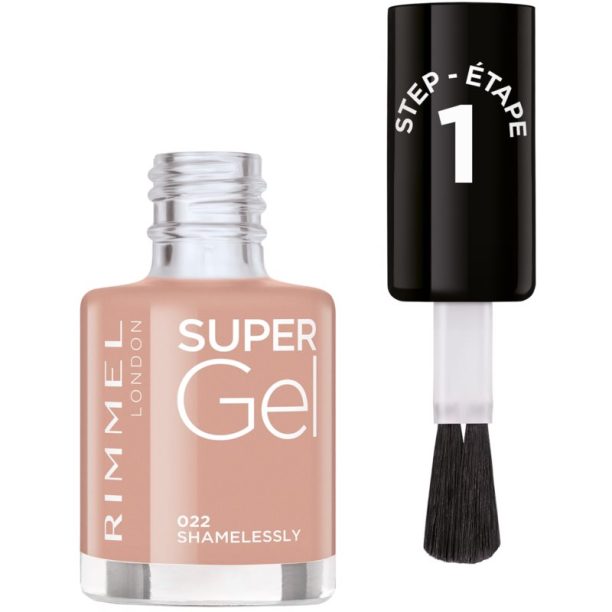 Rimmel Super Gel гел лак за нокти без използване на UV/LED лампа цвят 022 Shamelessly 12 мл. купи на топ цена