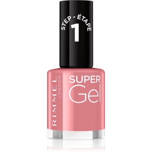 Rimmel Super Gel гел лак за нокти без използване на UV/LED лампа цвят 035 Pop Princess Pink 12 мл. на ниска цена