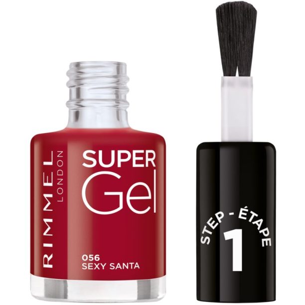 Rimmel Super Gel гел лак за нокти без използване на UV/LED лампа цвят 056 Sexy Santa 12 мл. купи на топ цена