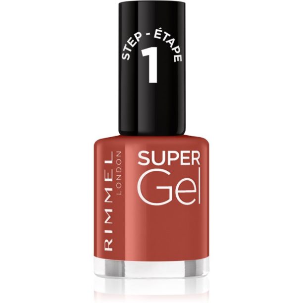 Rimmel Super Gel гел лак за нокти без използване на UV/LED лампа цвят 058 Very Berry 90s 12 мл. на ниска цена