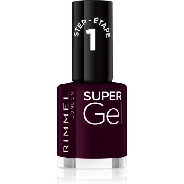 Rimmel Super Gel гел лак за нокти без използване на UV/LED лампа цвят 064 Plum Pudding 12 мл. на ниска цена