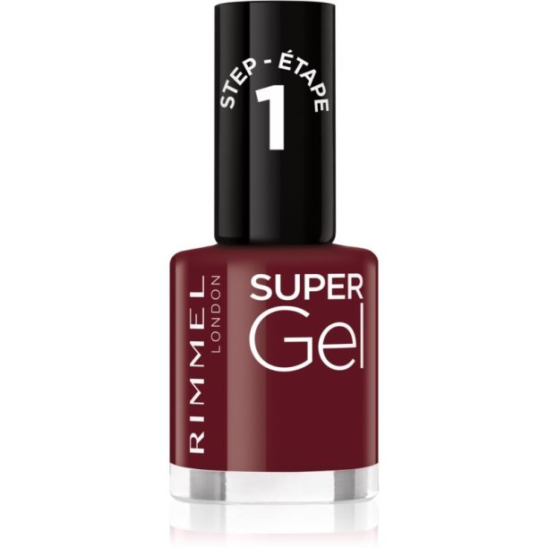 Rimmel Super Gel гел лак за нокти без използване на UV/LED лампа цвят 069 Moody Mahogany 12 мл. на ниска цена