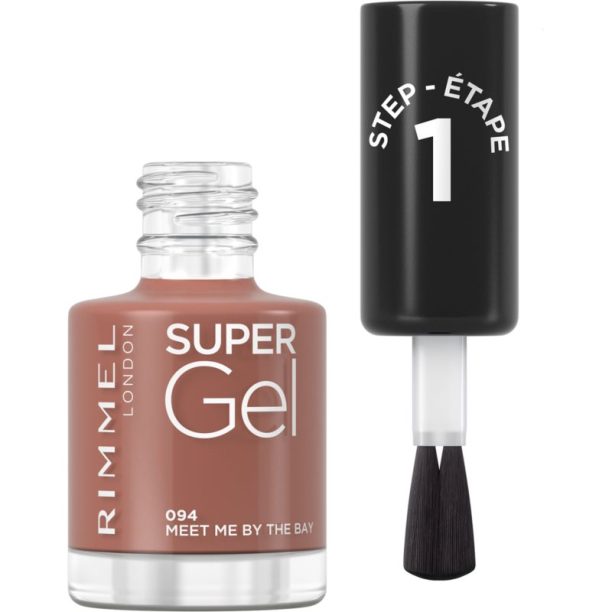 Rimmel Super Gel гел лак за нокти без използване на UV/LED лампа цвят 094 Meet Me By The Bay 12 мл. купи на топ цена