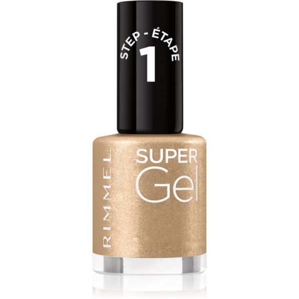 Rimmel Super Gel гел лак за нокти без използване на UV/LED лампа цвят 095 Going For Gold 12 мл. на ниска цена