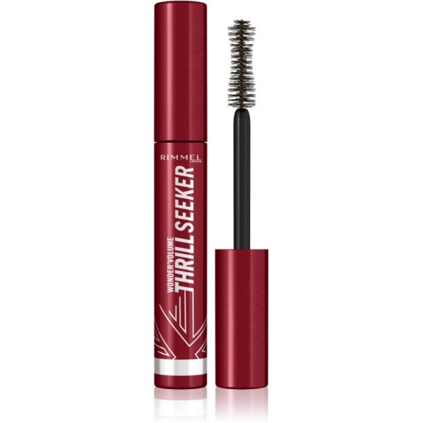 Rimmel WonderVolume Thrill Seeker спирала за обем и извиване на мигли цвят Black Brown 8 мл. на ниска цена