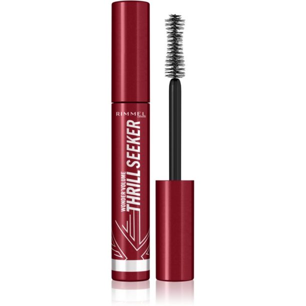 Rimmel WonderVolume Thrill Seeker спирала за обем и извиване на мигли цвят Extreme Black 8 мл. на ниска цена