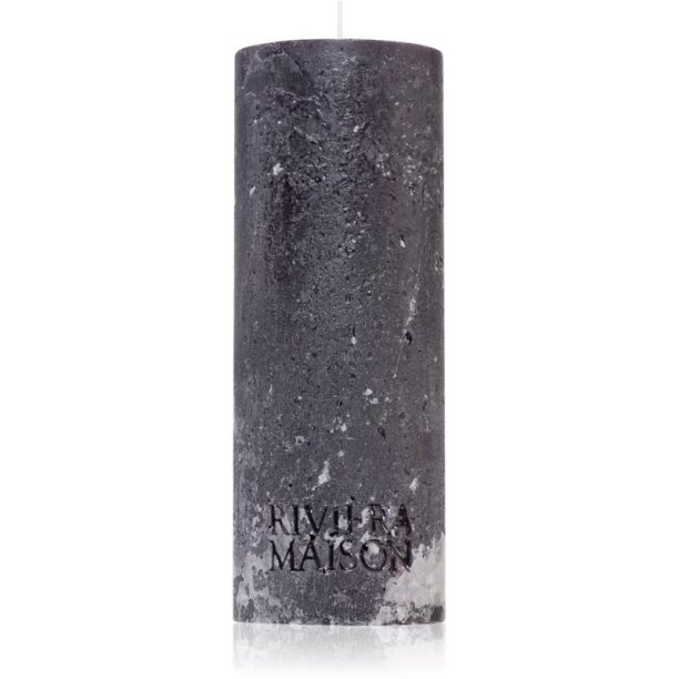 Rivièra Maison Pillar Candle Rustic Black свещ I. 7x18 см