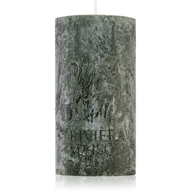 Rivièra Maison Pillar Candle Rustic Green свещ 7x13 см