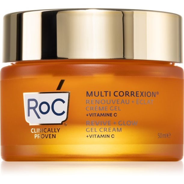 RoC Multi Correxion Revive + Glow крем-гел за озаряване на лицето 50 мл.