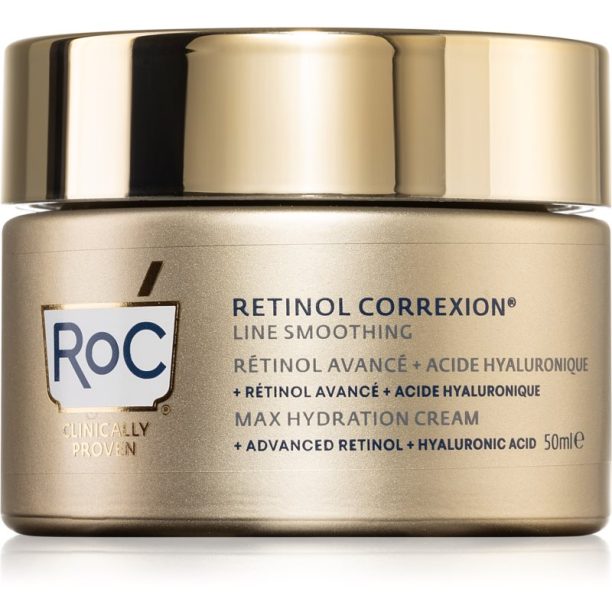 RoC Retinol Correxion Line Smoothing хидратиращ крем  с хиалуронова киселина 50 мл. на ниска цена