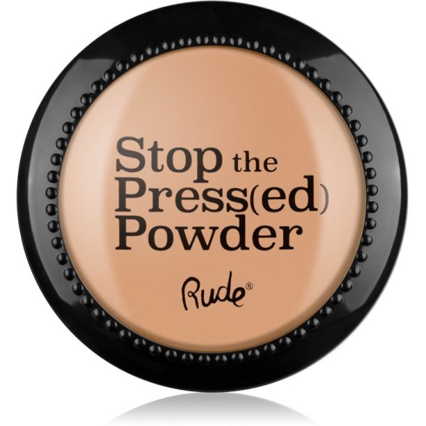 Rude Cosmetics Stop The Press(ed) Powder компактна пудра цвят 88094 Rosy Nude 7 гр.