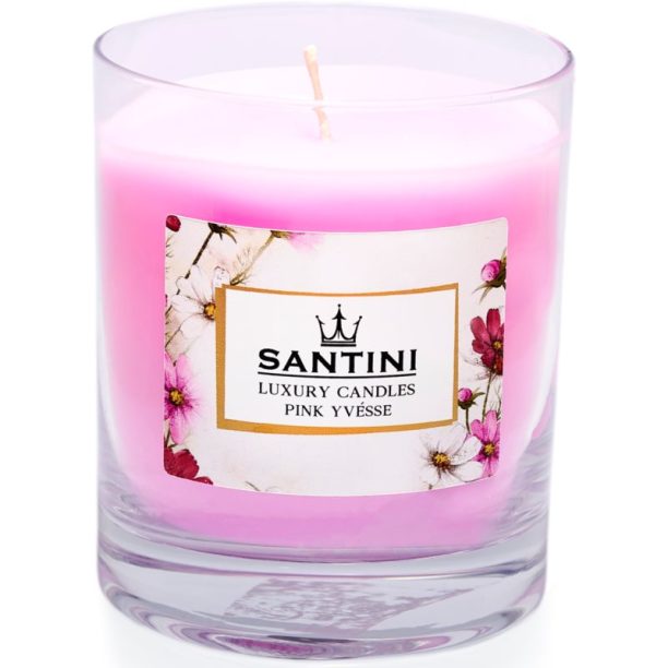 SANTINI Cosmetic Pink Yvésse ароматна свещ 200 гр. на ниска цена