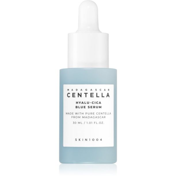 SKIN1004 Madagascar Centella Hyalu-Cica Blue Serum интензивен хидратиращ серум за успокояване и подсилване на чувствителната кожа 30 мл. на ниска цена