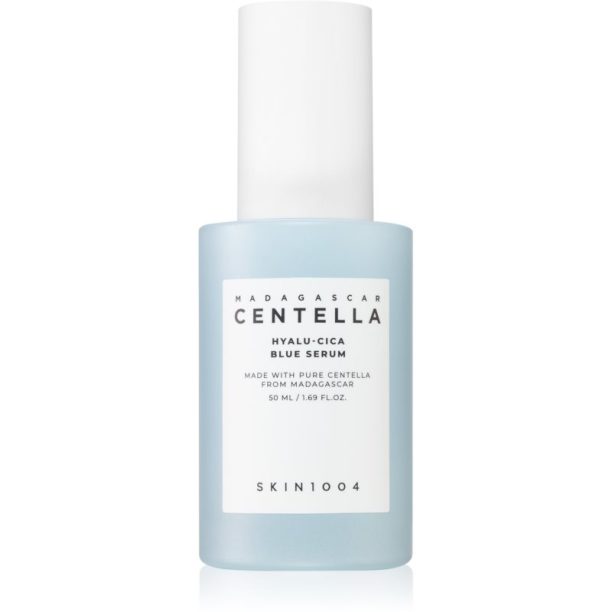 SKIN1004 Madagascar Centella Hyalu-Cica Blue Serum интензивен хидратиращ серум за успокояване и подсилване на чувствителната кожа 50 мл. на ниска цена