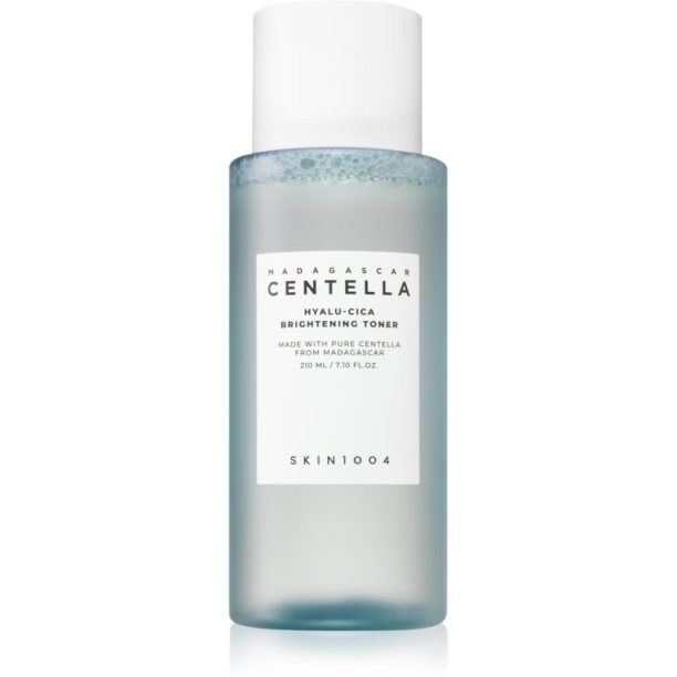 SKIN1004 Madagascar Centella Hyalu-Cica Brightening Toner нежен ексфолиращ тоник за освежаване и хидратация 210 мл. на ниска цена