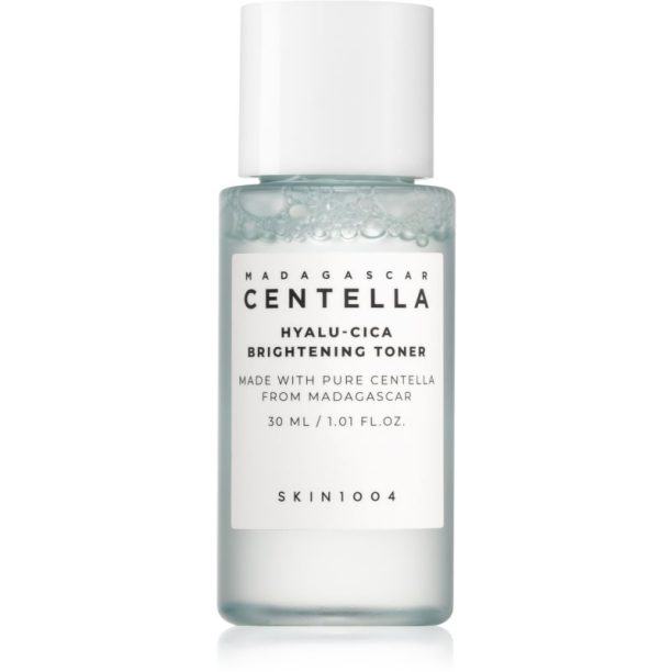 SKIN1004 Madagascar Centella Hyalu-Cica Brightening Toner нежен ексфолиращ тоник за освежаване и хидратация 30 мл. на ниска цена