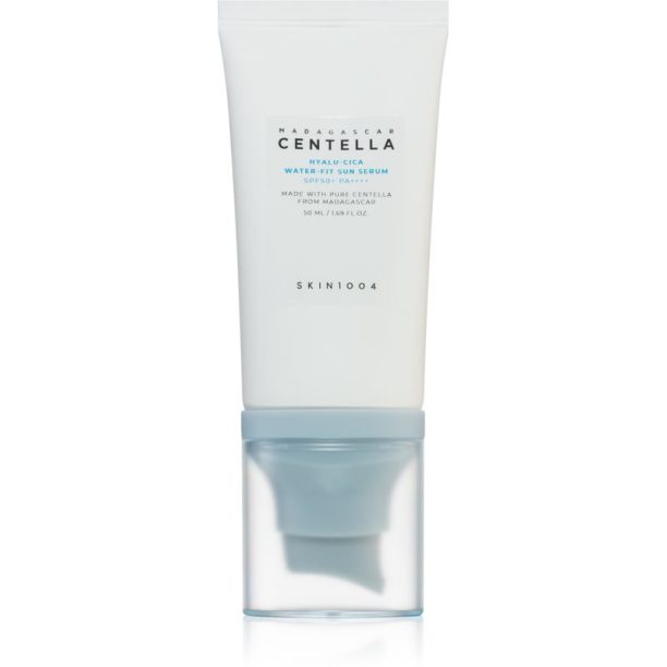 SKIN1004 Madagascar Centella Hyalu-Cica Water-Fit Sun Serum защитен серум с хидратиращ ефект SPF 50+ 50 мл. на ниска цена