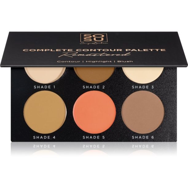 SOSU Cosmetics Complete Contour Remastered контурираща палитра за лице за съвършен външен вид 26 гр. на ниска цена