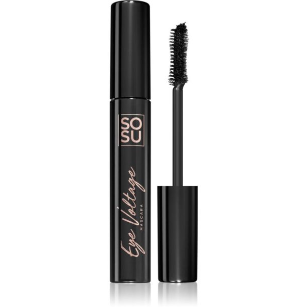 SOSU Cosmetics Eye Voltage водоустойчива спирала за мигли за извиване и разделяне на миглите цвят Jet Black 10 мл. на ниска цена