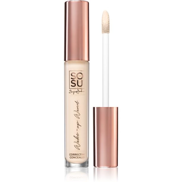 SOSU Cosmetics Wake-Up Wand течен прикриващ коректор цвят 04 Light 4 мл.