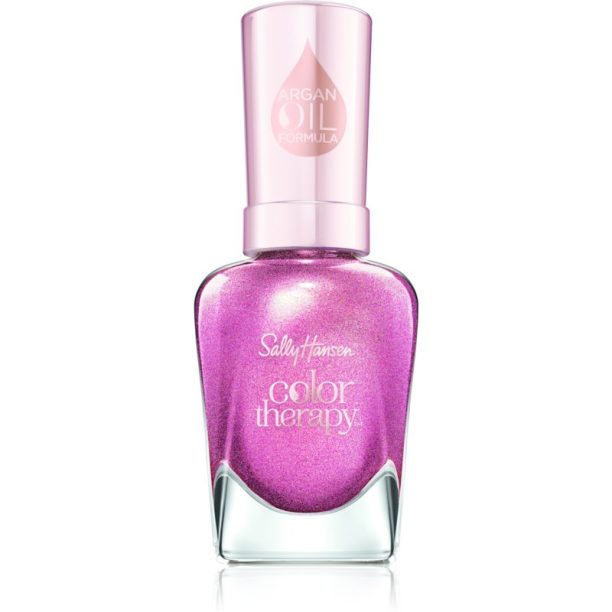 Sally Hansen Color Therapy подхранващ лак за нокти цвят 191 Pomegratitude 14.7 мл.