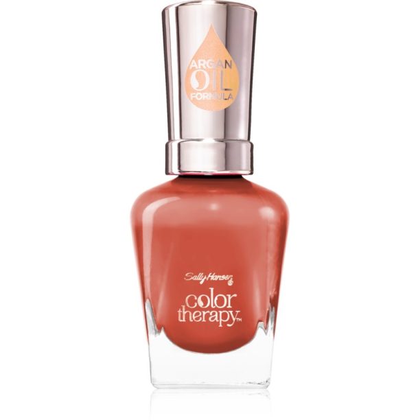 Sally Hansen Color Therapy подхранващ лак за нокти цвят 300 Soak At Sunset 14.7 мл.