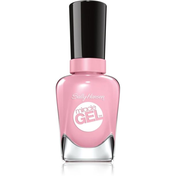 Sally Hansen Miracle Gel™ гел лак за нокти без използване на UV/LED лампа цвят 160 Pinky Promise 14