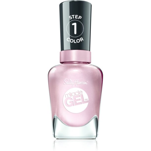 Sally Hansen Miracle Gel™ гел лак за нокти без използване на UV/LED лампа цвят 207 Out Of This Pearl 14