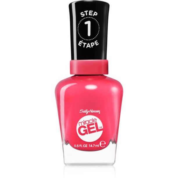 Sally Hansen Miracle Gel™ гел лак за нокти без използване на UV/LED лампа цвят 220 Pink Tank 14