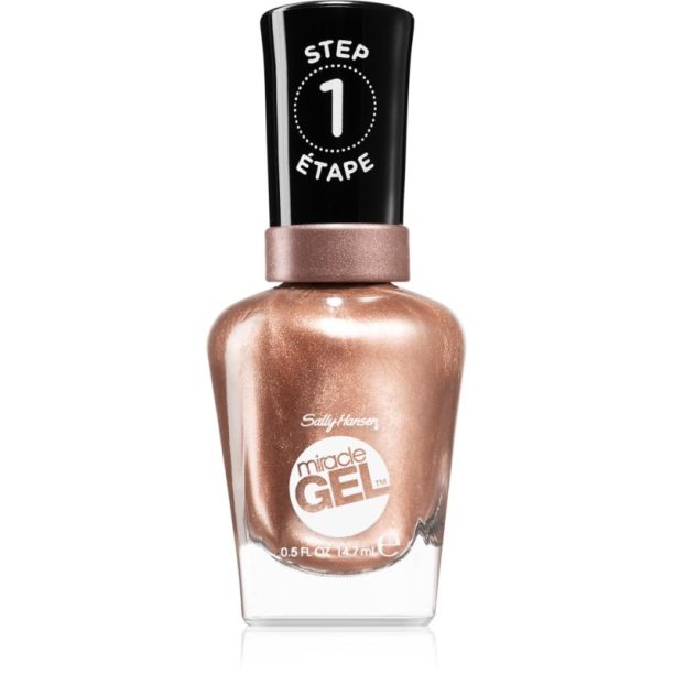 Sally Hansen Miracle Gel™ гел лак за нокти без използване на UV/LED лампа цвят 660 Terra-Coppa 14