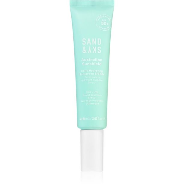 Sand & Sky Australian Sunshield Daily Hydrating Sunscreen SPF50+ лек защитен крем за лице SPF 50+ 60 мл. на ниска цена