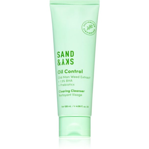 Sand & Sky Oil Control Clearing Cleanser освежаващ почистващ гел за мазна и проблемна кожа 120 мл. на ниска цена