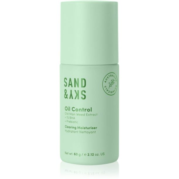 Sand & Sky Oil Control Clearing Moisturiser лек хидратиращ флуид за редукция на мазнината на кожа 60 гр. на ниска цена