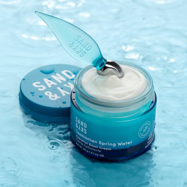 Sand & Sky Tasmanian Spring Water Hydration Boost Cream лек гел-крем за интензивна хидратация 60 гр. купи на топ цена