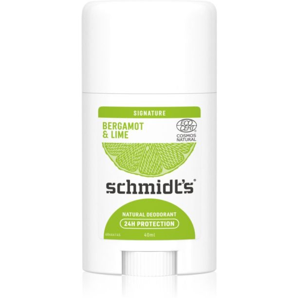 Schmidt's Bergamot + Lime дезодорант стик 40 гр. на ниска цена