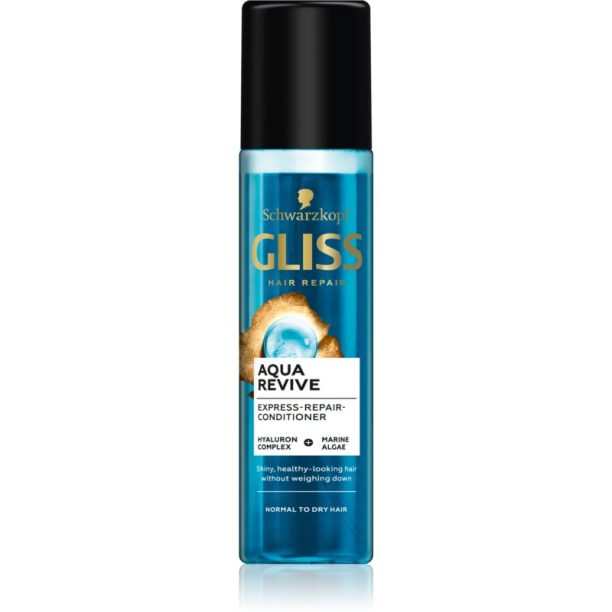 Schwarzkopf Gliss Aqua Revive балсам без отмиване за бързо оформяне на косата в спрей 200 мл. на ниска цена